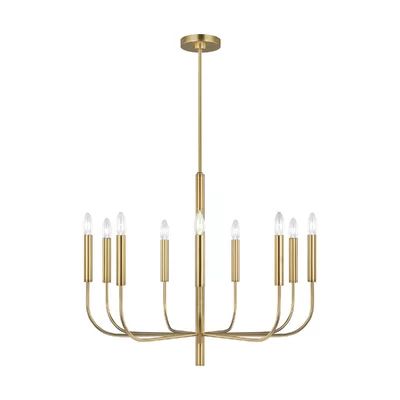 Brianna 9-Light Candle Style Classic / Traditional Chandelier ED Ellen DeGeneres crafted by Generati | Wayfair North America