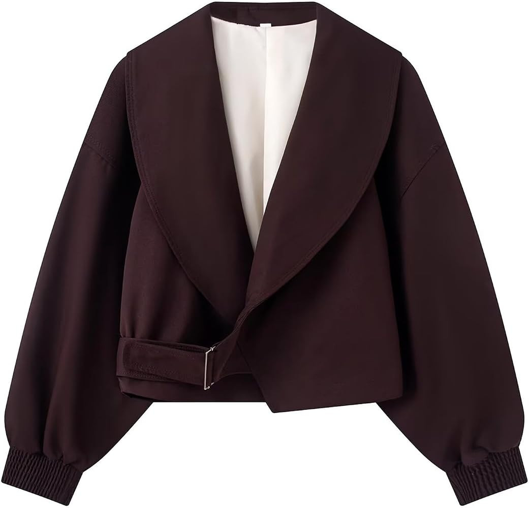 2026 Cropped Oversized Trench Jacket for Women | Amazon (US)