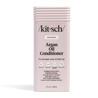 Kitsch Repairing Argan Oil Conditioner - 12oz: Damage Repair, For Fine & Dry Hair, Paraben-Free, Vegan | Target