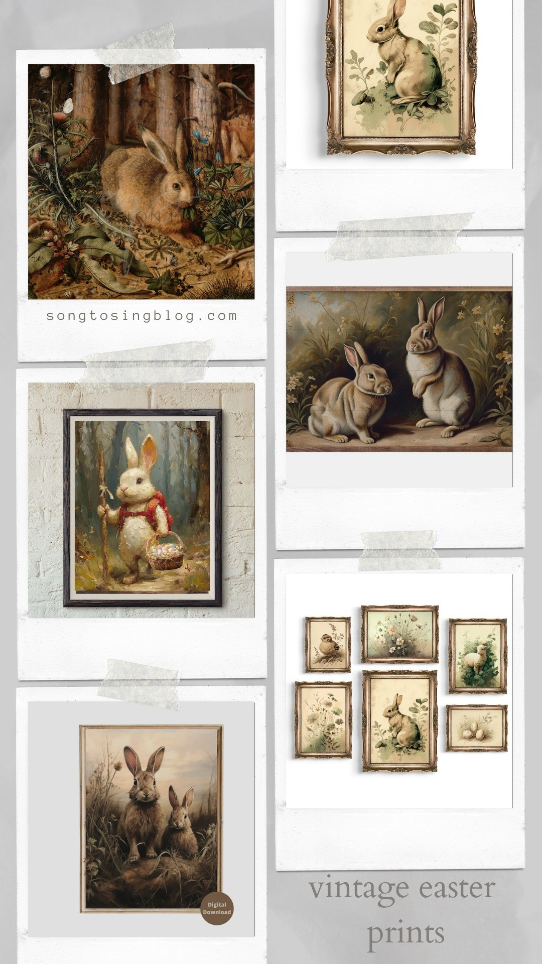 Vintage Easter prints 🐇

#LTKSeasonal #LTKSpringSale #LTKhome