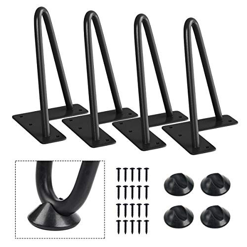 SMARTSTANDARD 6 Inch Heavy Duty Hairpin Furniture Legs, Metal Home DIY Projects for TV Stand, Sof... | Amazon (US)