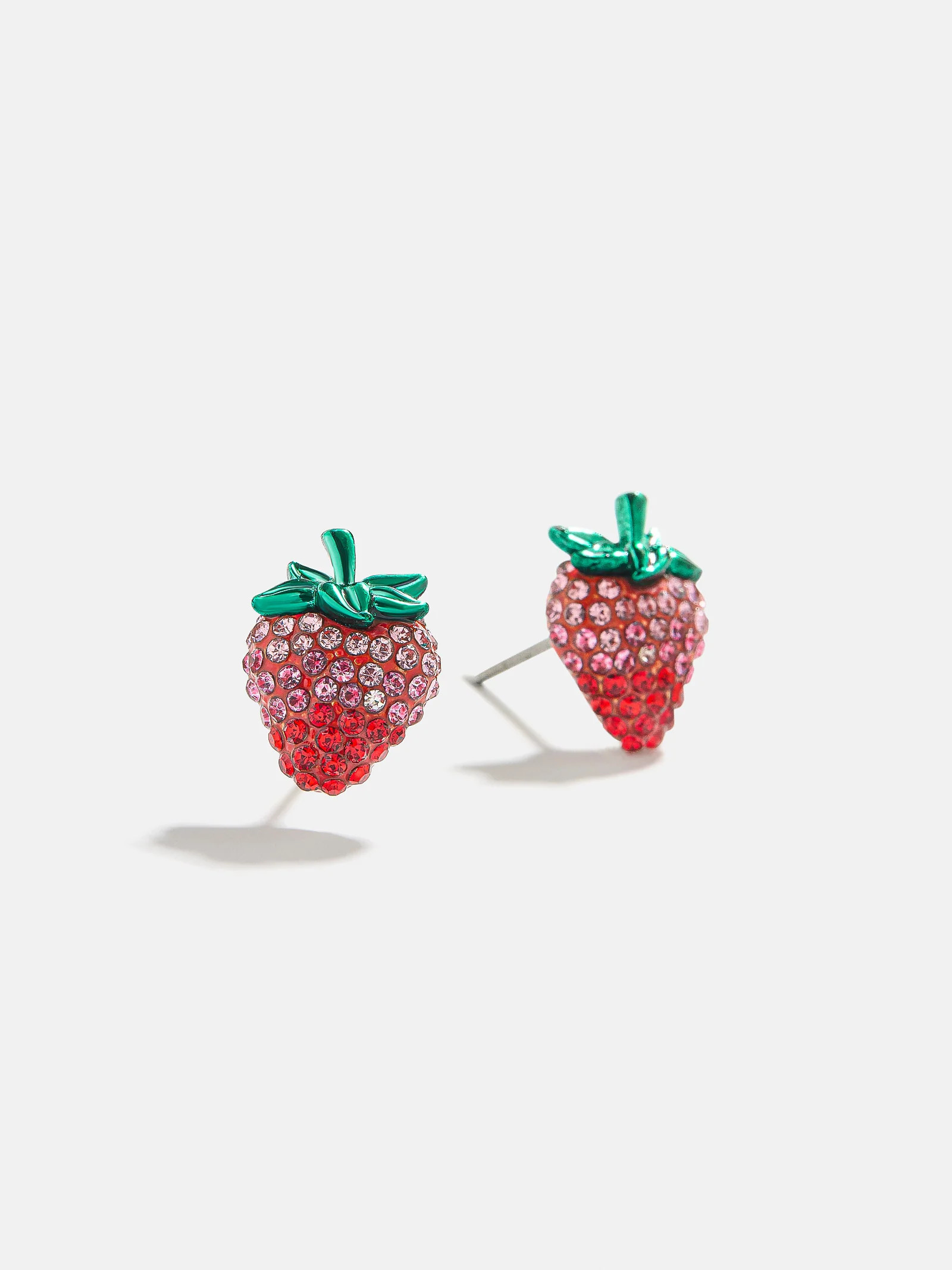 Love You Berry Much Earrings - Strawberry Stud Earrings | BaubleBar (US)