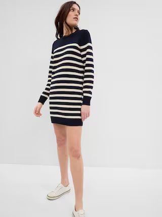 Stripe Mini Sweater Dress | Gap (US)