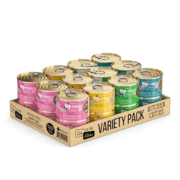 Weruva Cats in the Kitchen Cuties Variety Pack Grain-Free Canned Cat Food | Chewy.com