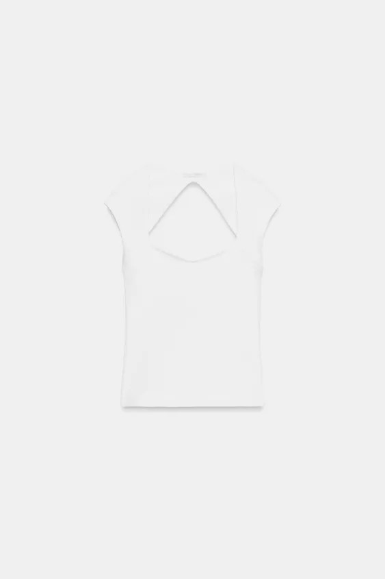 TOP MIT R\u00dcCKENSCHLITZ | Zara DE