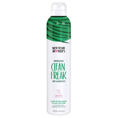 Not Your Mother's Clean Freak Unscented Refreshing Dry Shampoo - 7oz: Paraben-Free, Vegan, Dry Hair, Oil Control | Target