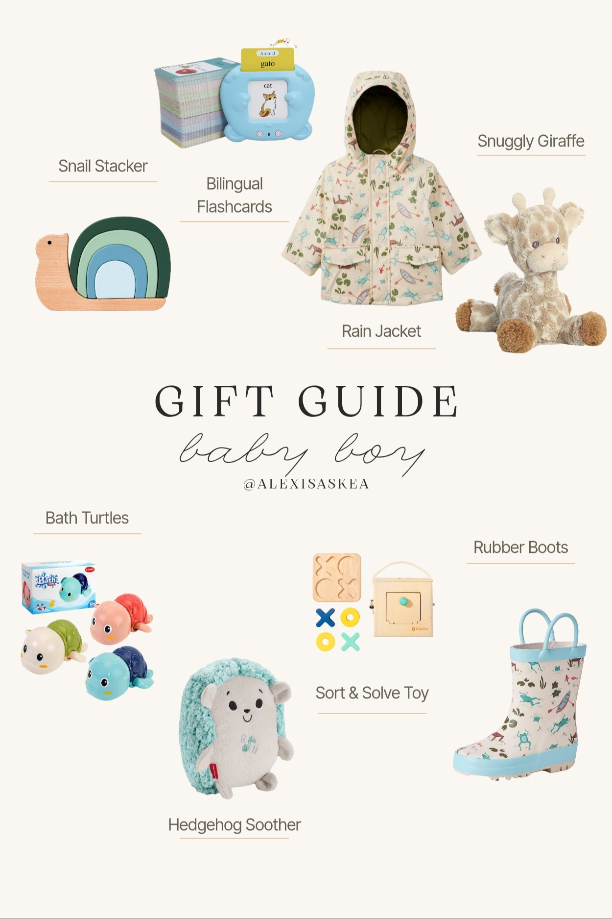 Gift Guide for Baby Boy 🐳 Bilingual Learning Toy, Stacking and Suggly Toys, Sofia Grainge x Amazon Essentials, Bath Turtles and Soothing Hedgehog 

#LTKGiftGuide #LTKBaby #LTKKids