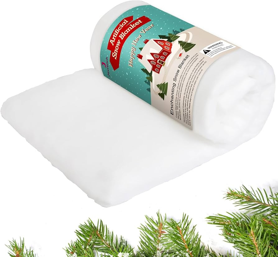 Fluffy Christmas Snow Blanket, Realistic Artificial Snow for Christmas Decor. Perfect for Christm... | Amazon (US)