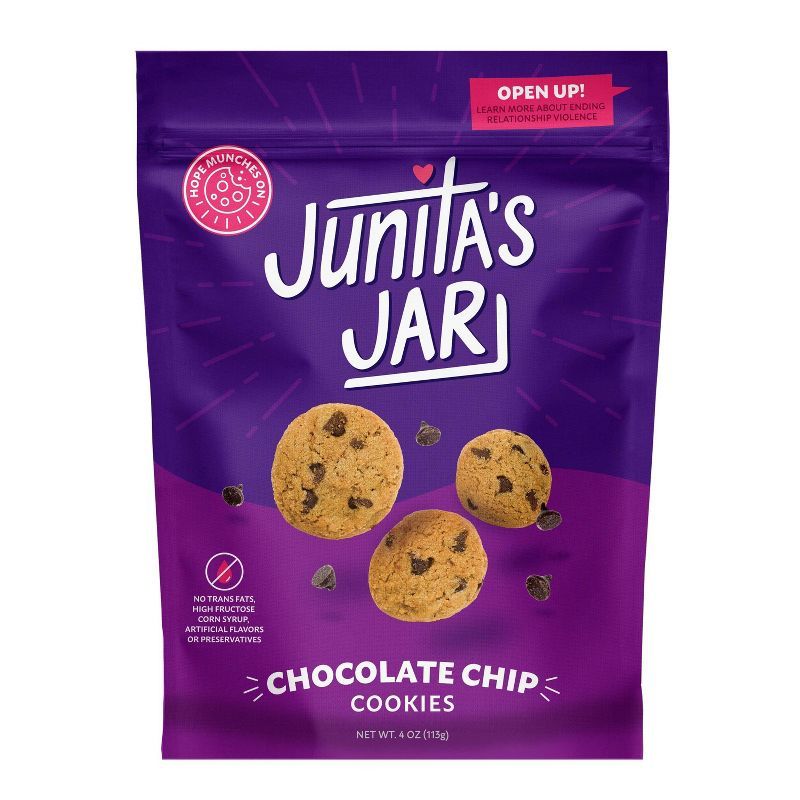 Junitas Jar Mini Cookie Snack Pack Chocolate Chip - 4oz | Target