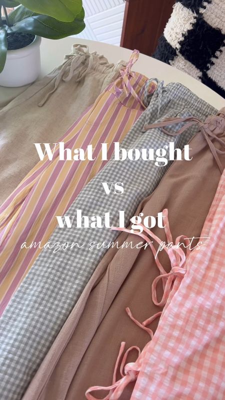 What I bought vs what I got✨ Amazon summer pants✨ 

These pants are cute, comfy and perfect for summer! Plus, they are all bump friendly! 

#whatibought #amazonfinds #amazonstyle  #SummerStyle #AmazonFashion #SummerPants #Outfit #WhatIBoughtWhatIGot #amazonpants

#LTKStyleTip