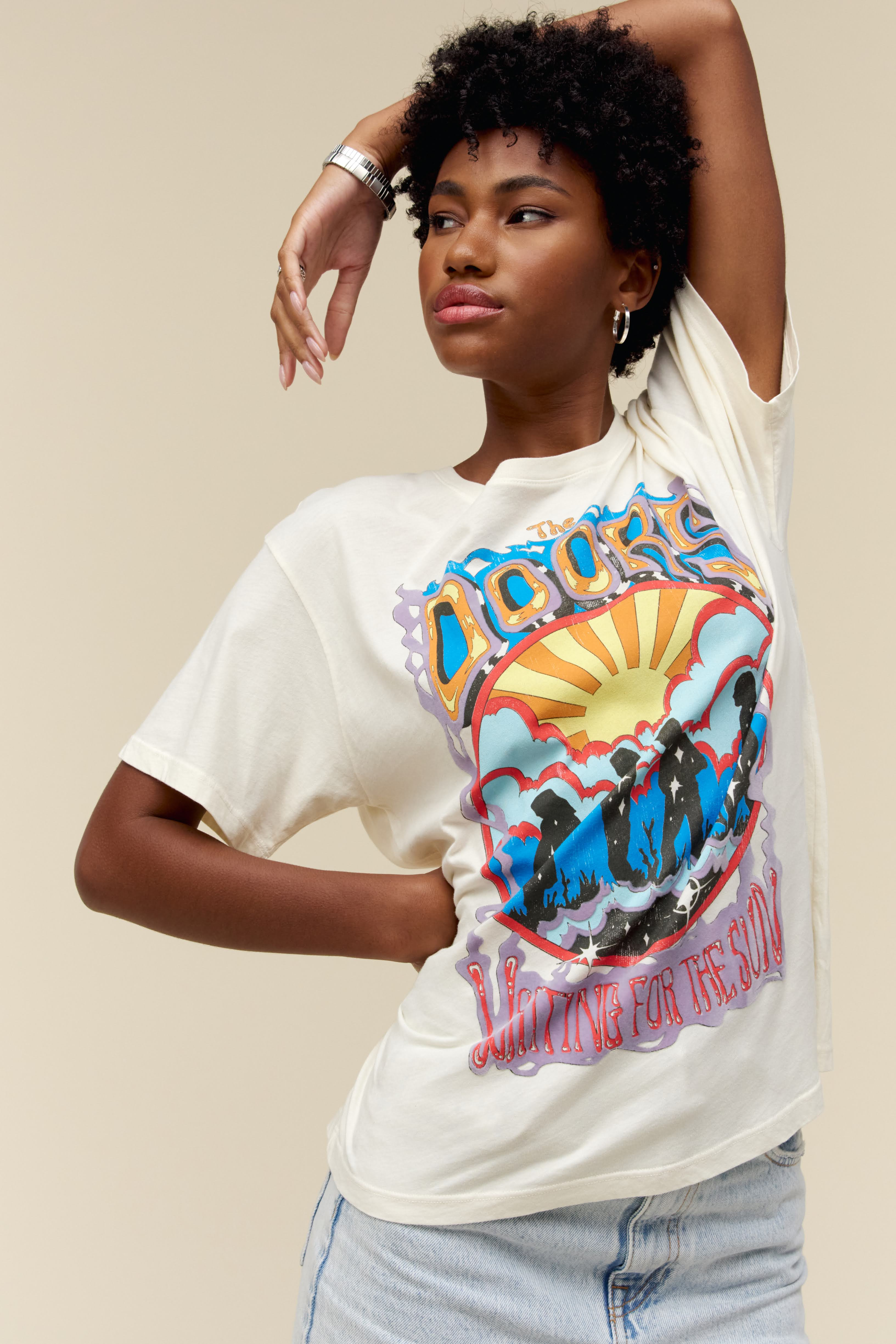 The Doors Waiting for the Sun Boyfriend Tee | Daydreamer