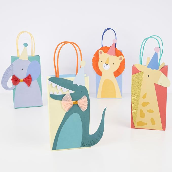 Meri Meri Animal Parade Party Bags (Pack of 8) | Amazon (US)