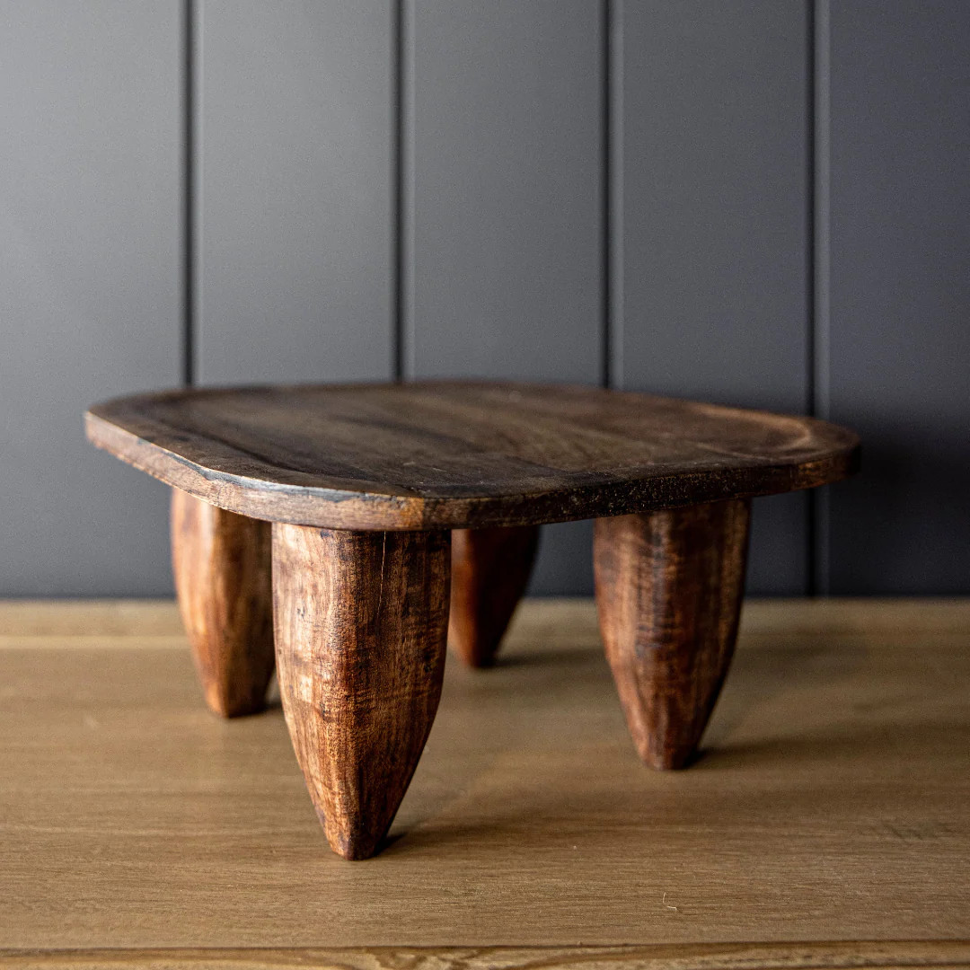 Senufo Inspired Stool Riser | By Luxe B Co. | Luxe B Co