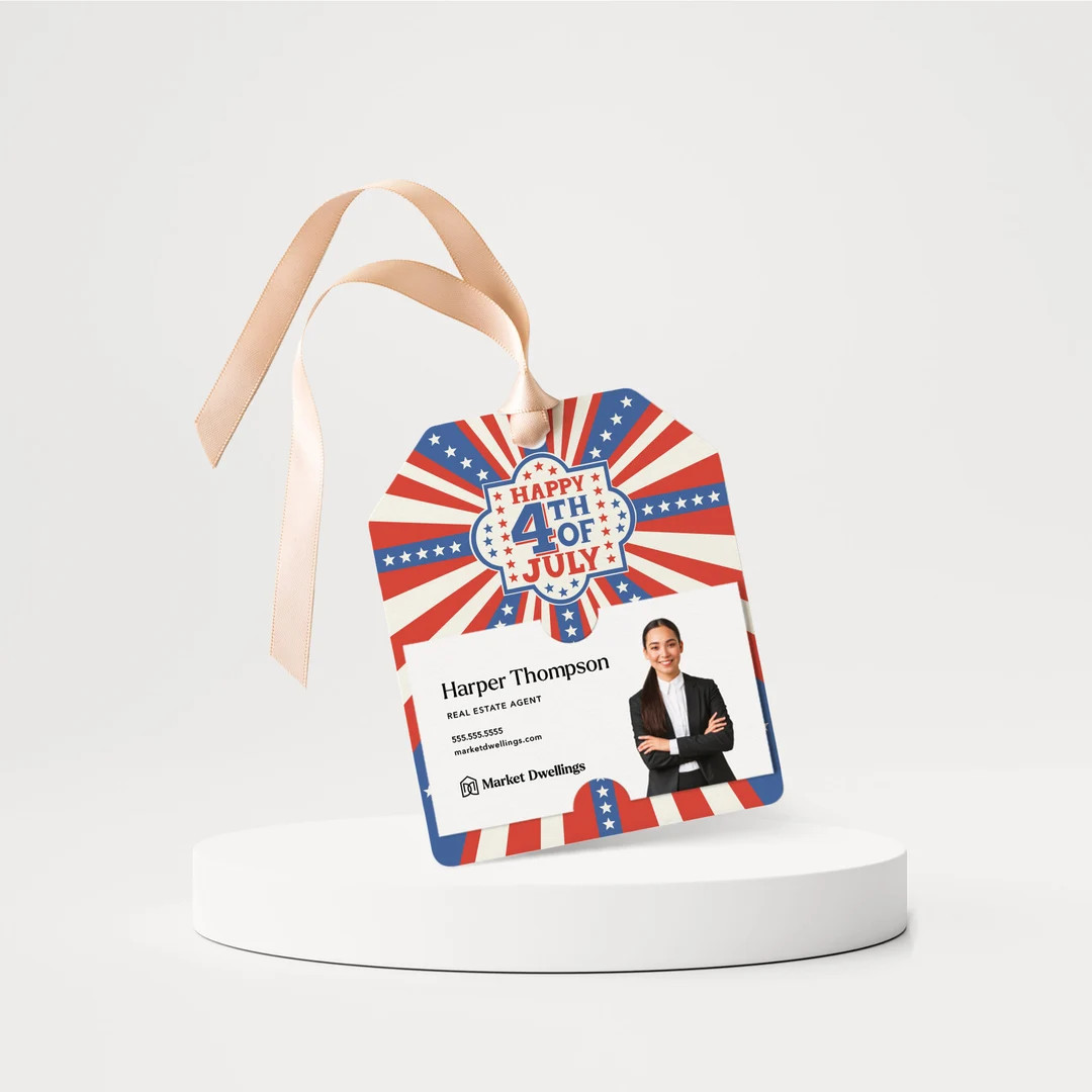 Happy 4th of July Gift Tags 4th of July Insurance Mortgage Real Estate 278-GT001 - Etsy | Etsy (US)