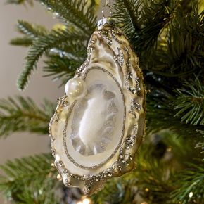 Glass Oyster Ornament | West Elm (US)