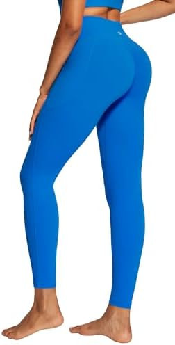 IUGA Invisible Scrunch Butt Lifting Leggings for Women No Front Seam Gym Leggings with Pockets Yo... | Amazon (US)