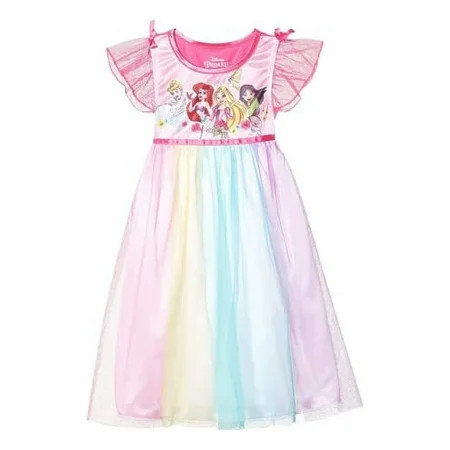 Disney Toddler Girl s Princess Party Nightgown Pink | Walmart (US)