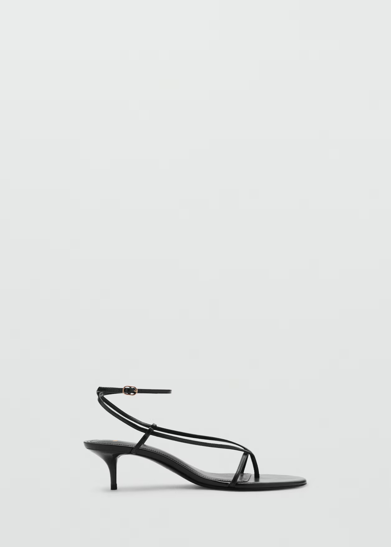 Heeled sandals with thin strap | MANGO (UK)