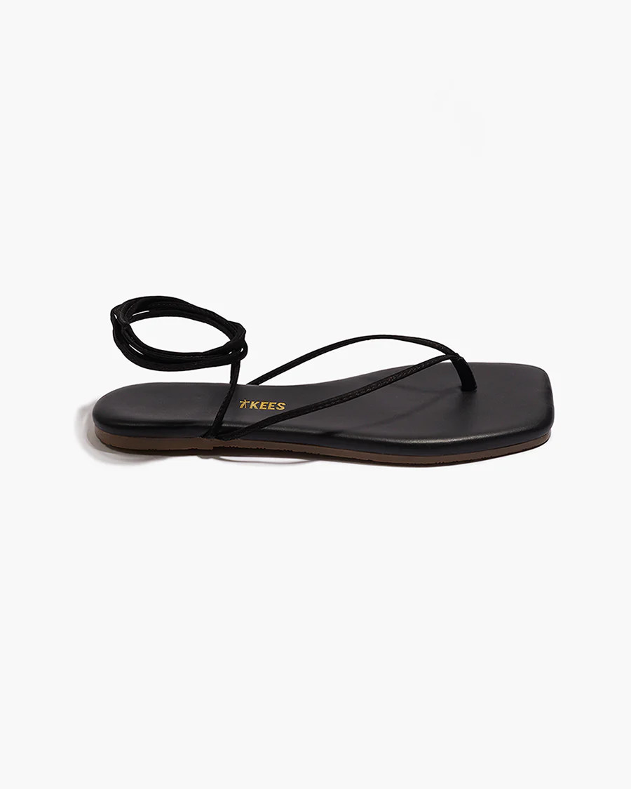 Square Toe Lilu in Sable - our exclusive take on our most sought-after sandal | TKEES