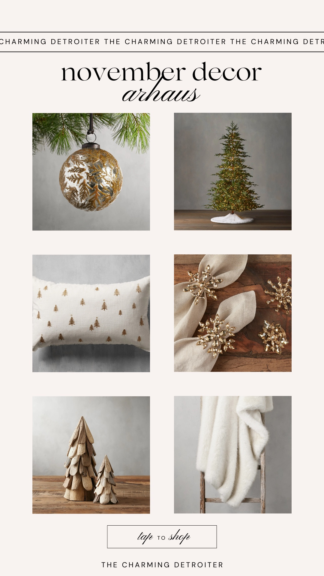 Winter home decor finds from Arhaus 

#LTKHome #LTKHoliday #LTKSeasonal
