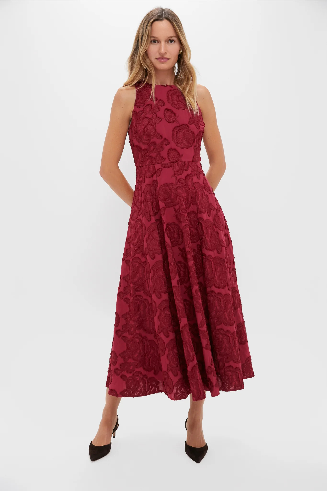 Ruby Textured Floral Melina Maxi Dress | Tuckernuck (US)
