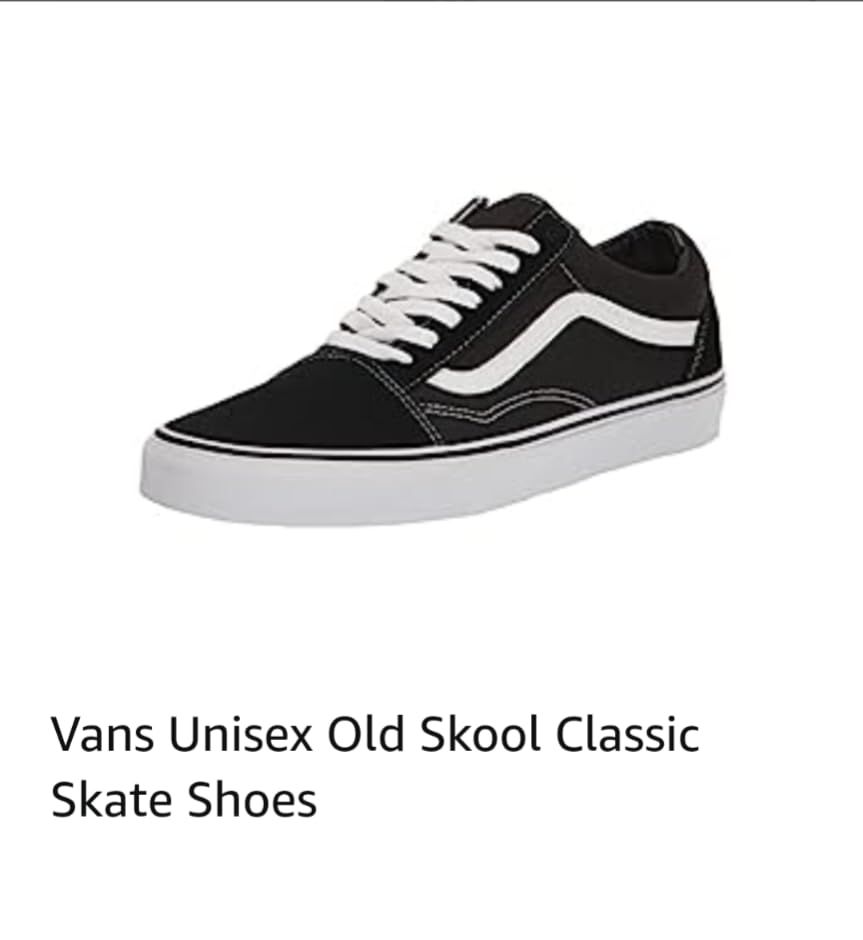 Amazon.com | Vans Unisex Old Skool Black/White Skate Shoe 13 Men US | Fashion Sneakers | Amazon (US)