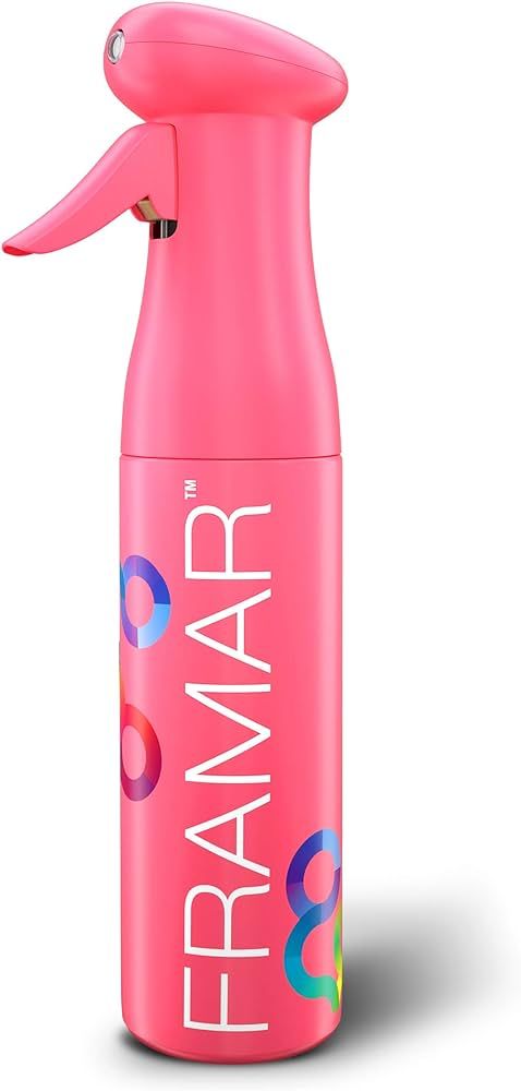 FRAMAR Pink Premium Hair Spray Bottle Continuous Mist, Water Spray Bottle For Face & Hair, Atomiz... | Amazon (US)