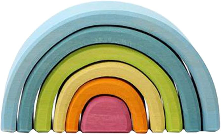Grimm's Spiel und Holz Design Little Rainbow Pastel | Amazon (CA)