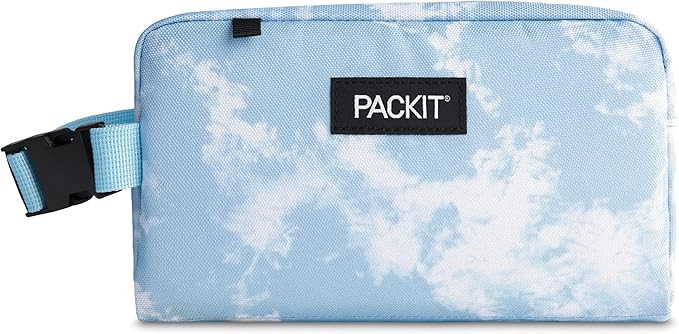 PackIt Freezable Snack Box, Blue Sky, Built with ECOFREEZE Technology, Collapsible, Reusable, Zip... | Amazon (US)