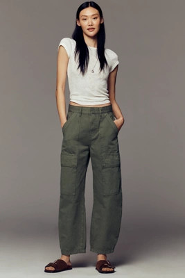 Sanctuary Cotton Boyfriend Utility Pants | Anthropologie (US)
