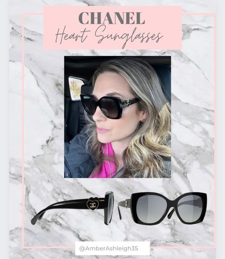 Chanel Heart Sunglasses 

#LTKSeasonal #LTKstyletip