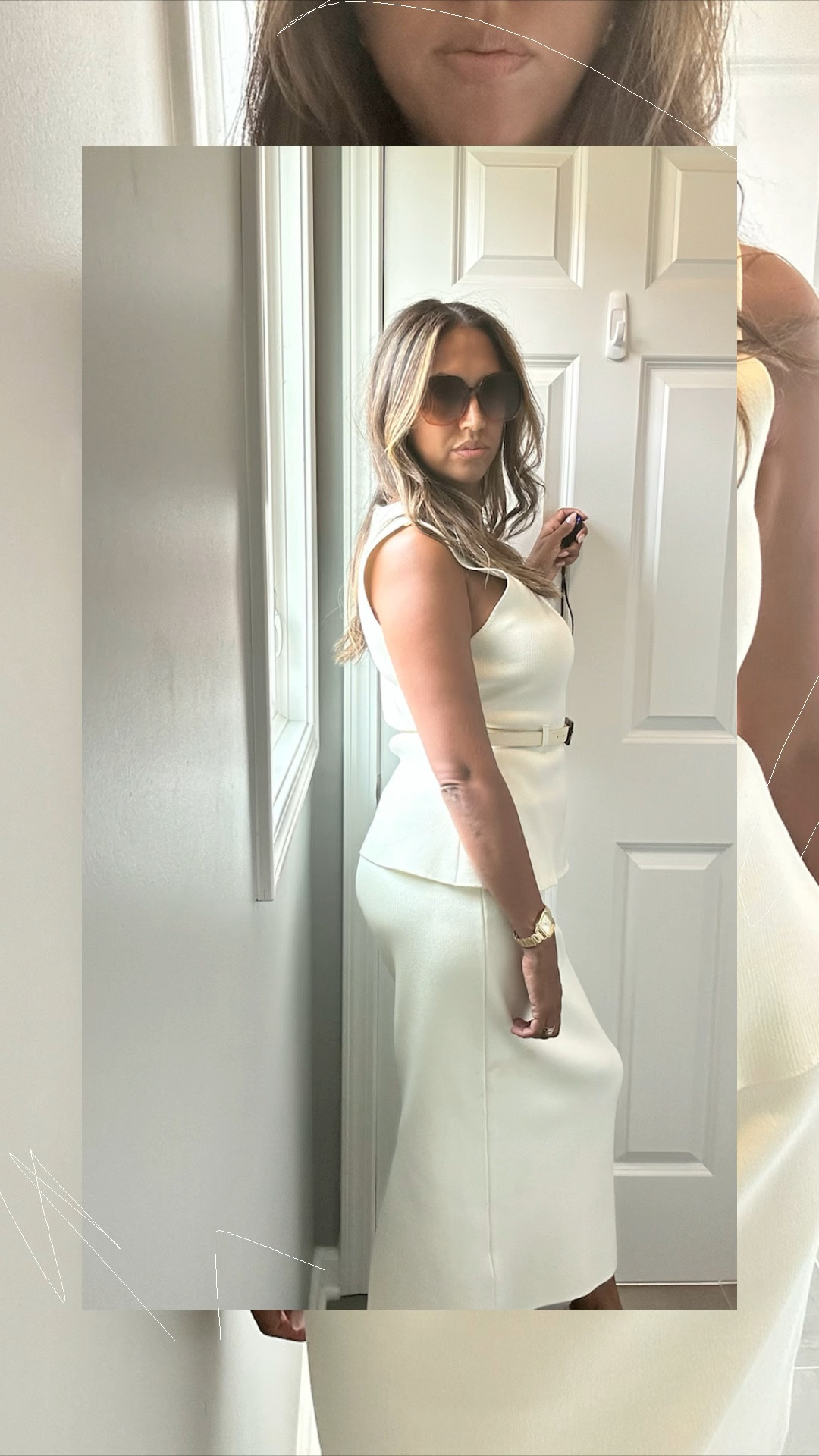 What I wore to work today. Set from Zara. I’m wearing a medium but I would size down 🤍

Unable to add Zara products at this time but here are the product links 

https://www.zara.com/us/en/falda-midi-punto-p04192063.html

https://www.zara.com/us/en/top-punto-cinturon-p04192062.html

#ltkwomen #ltkfashion

#LTKStyleTip #LTKOver40 #LTKWorkwear