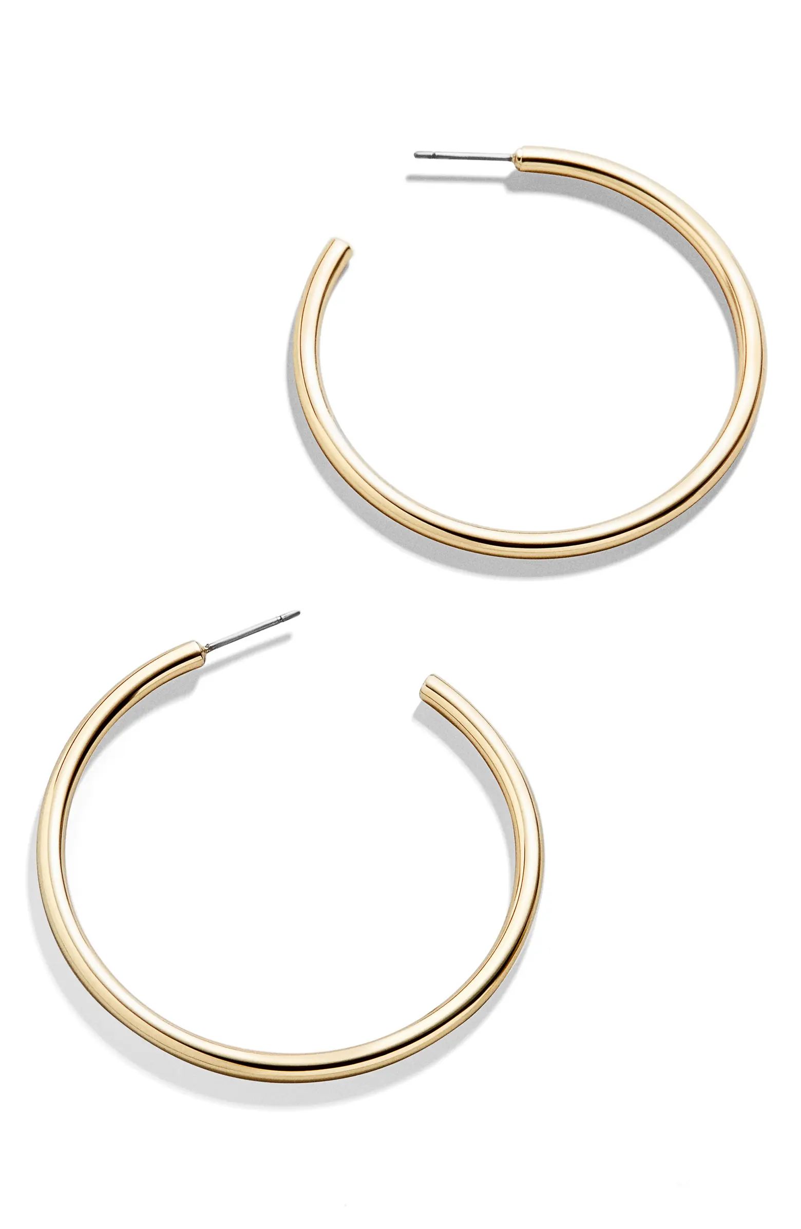 BaubleBar Thin Good Hoop Earrings | Nordstrom | Nordstrom