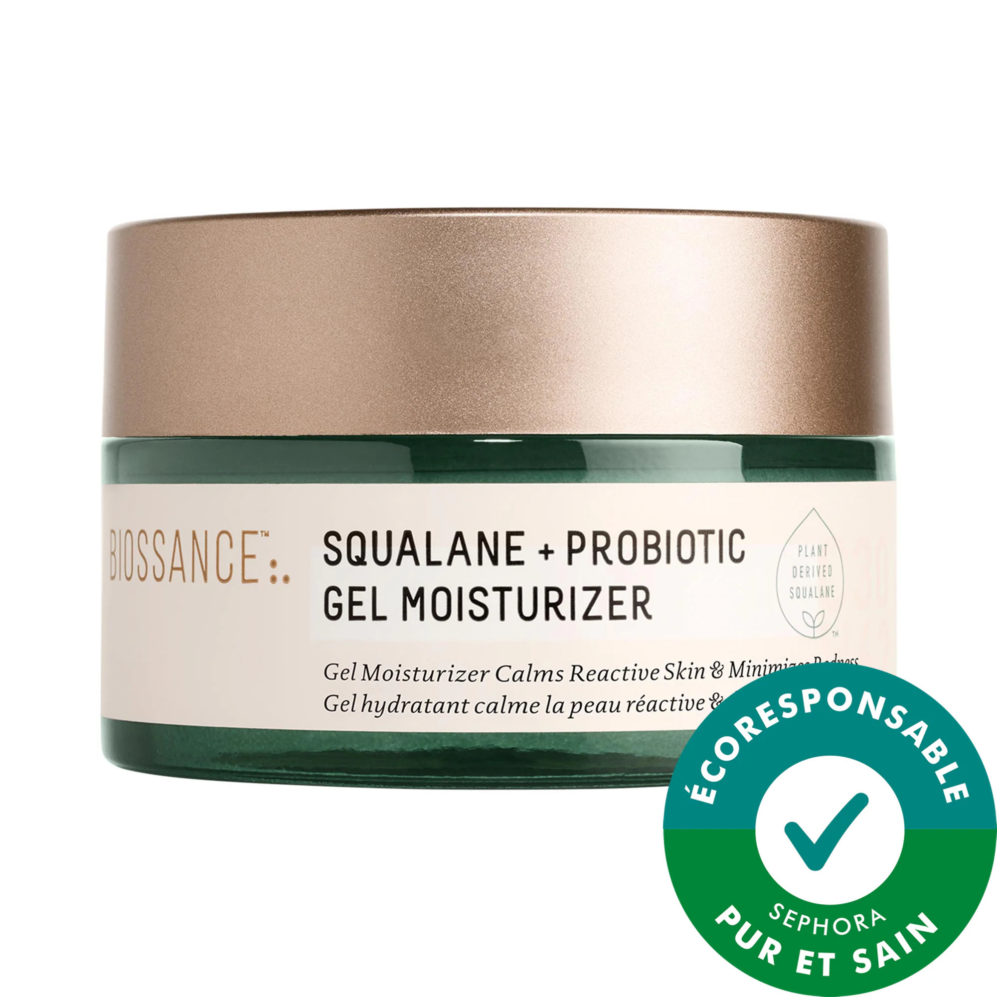 Biossance Probiotic Balancing Gel Moisturizer + Squalane 1.69 oz / 50 mL | Sephora (US)