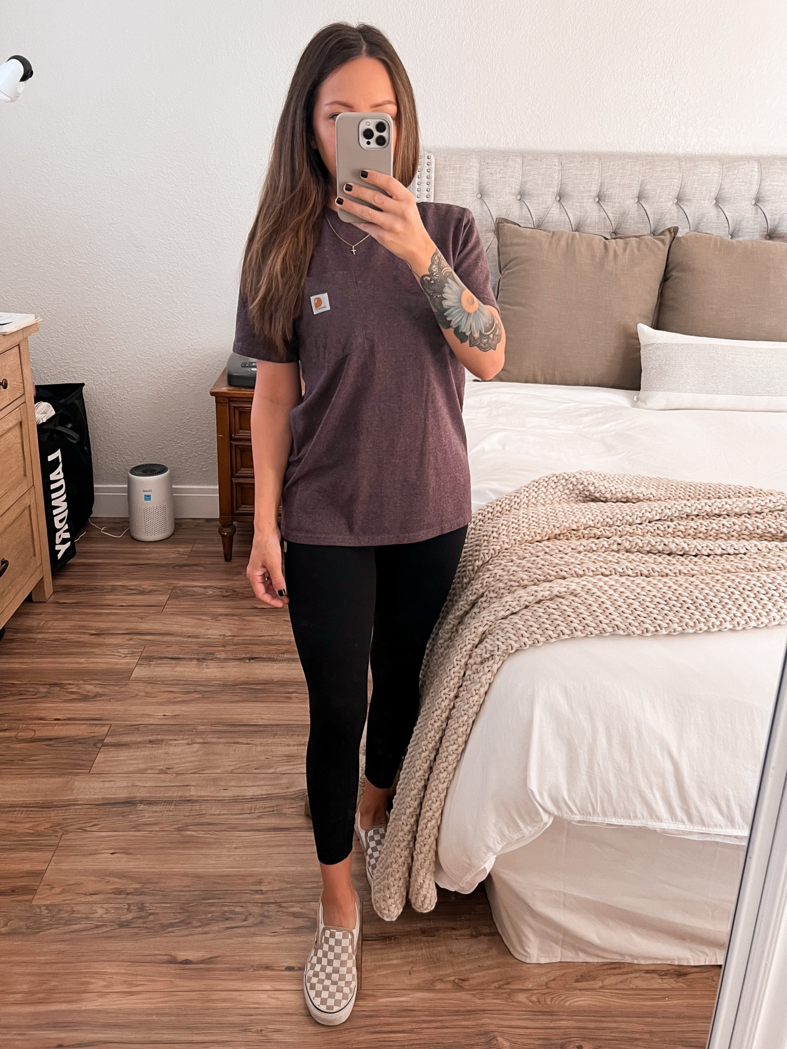 OOTD 
Top: xsmall
Blackberry heather
Bottoms: xs
TTS

#LTKPetite #LTKStyleTip