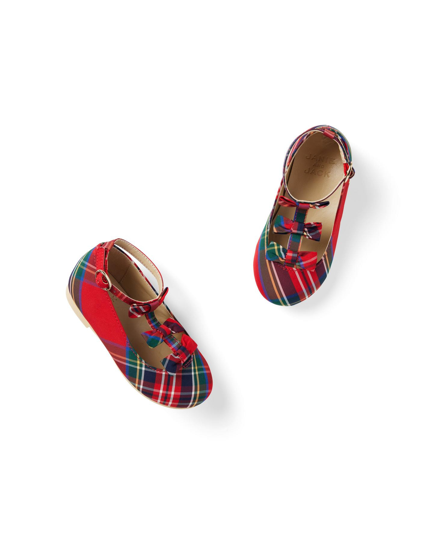 Tartan Bow Ballet Flat | Janie and Jack