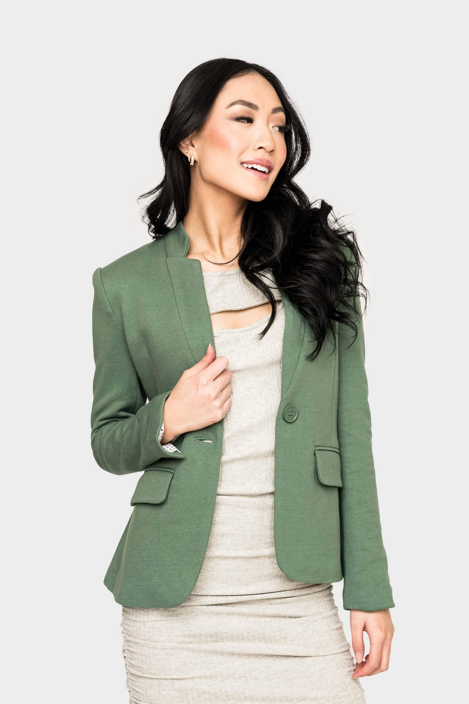 Notch Collar Blazer | Gibson