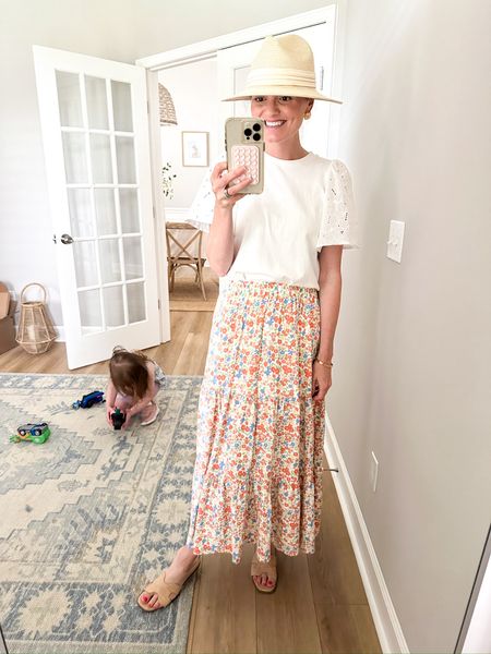 Go to summer hat and one of my favorite Amazon skirts ever. Maxi skirts are a summer staple for me. 

#LTKTravel #LTKSwim #LTKSeasonal