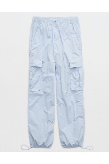 OFFLINE By Aerie Chill Moves Cargo Pant Women's Eyelet Blue L | Aerie