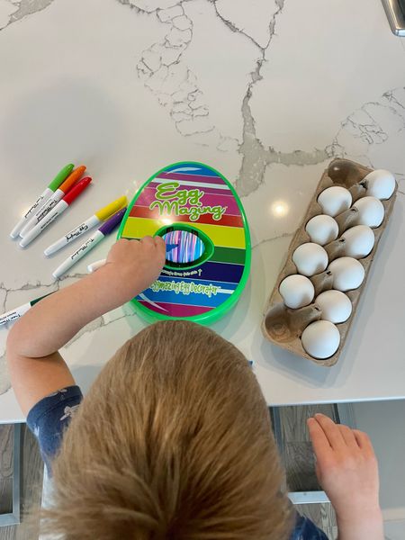 Perfect way to color eggs with no mess! 🐣 

#LTKSeasonal #LTKkids #LTKfamily