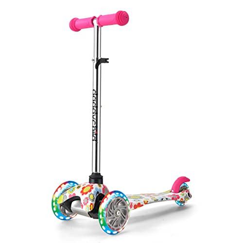 3 Wheel Scooters for Kids, Kick Scooter for Toddlers 3-6 Years Old, Boys and Girls Scooter with Light Up Wheels, Mini Scooter for Children | Amazon (US)