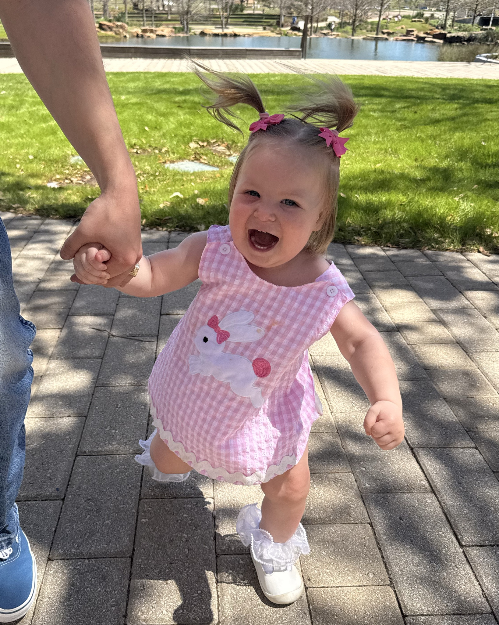 The cutest Easter outfit with ruffle bloomers under $15 and gets here before Easter! 💖

#easter #under20 #LTKunder20 #toddlergirl #babyeaster 

#LTKBaby #LTKmomlife #LTKKids