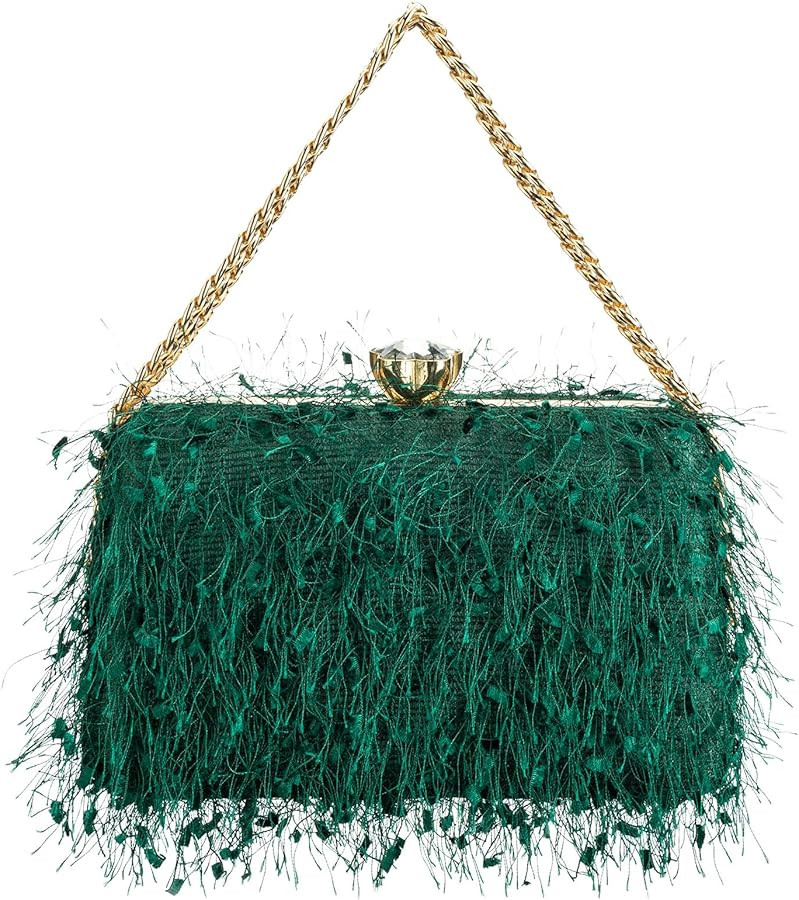 YYW Clutch Purse for Women Cute Handbags Top Handle Evening Bag Crossbody Bag Shoulder Bag for We... | Amazon (US)