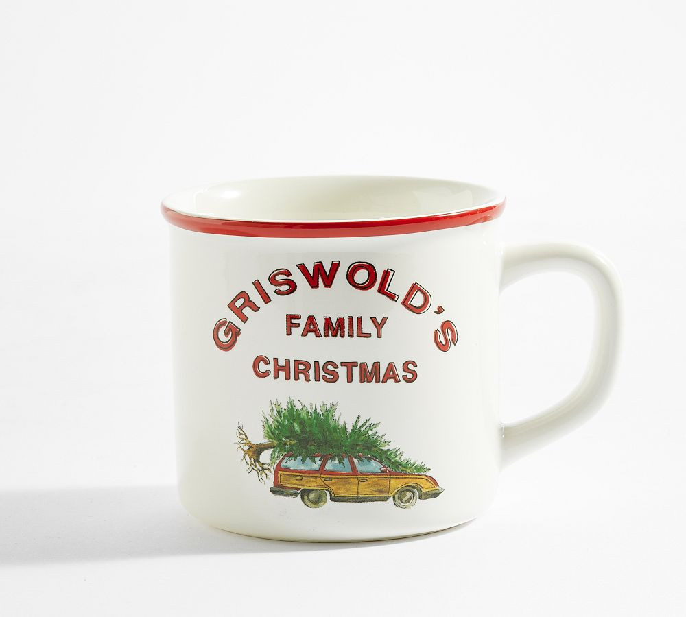 National Lampoon's Christmas Vacation(TM) Griswold Sentiment Decal StonewareMug | Pottery Barn (US)