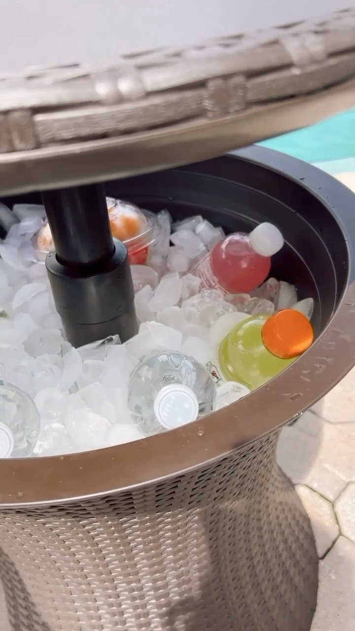 Amazon outdoor side table cooler is a summer must-have!

#LTKSeasonal #LTKswim #LTKhome