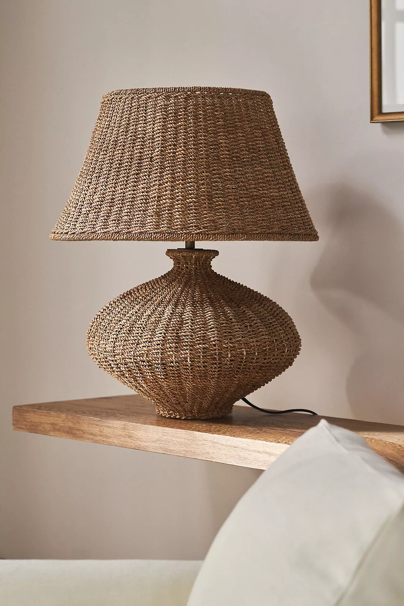 Nette Woven Table Lamp | Anthropologie (US)