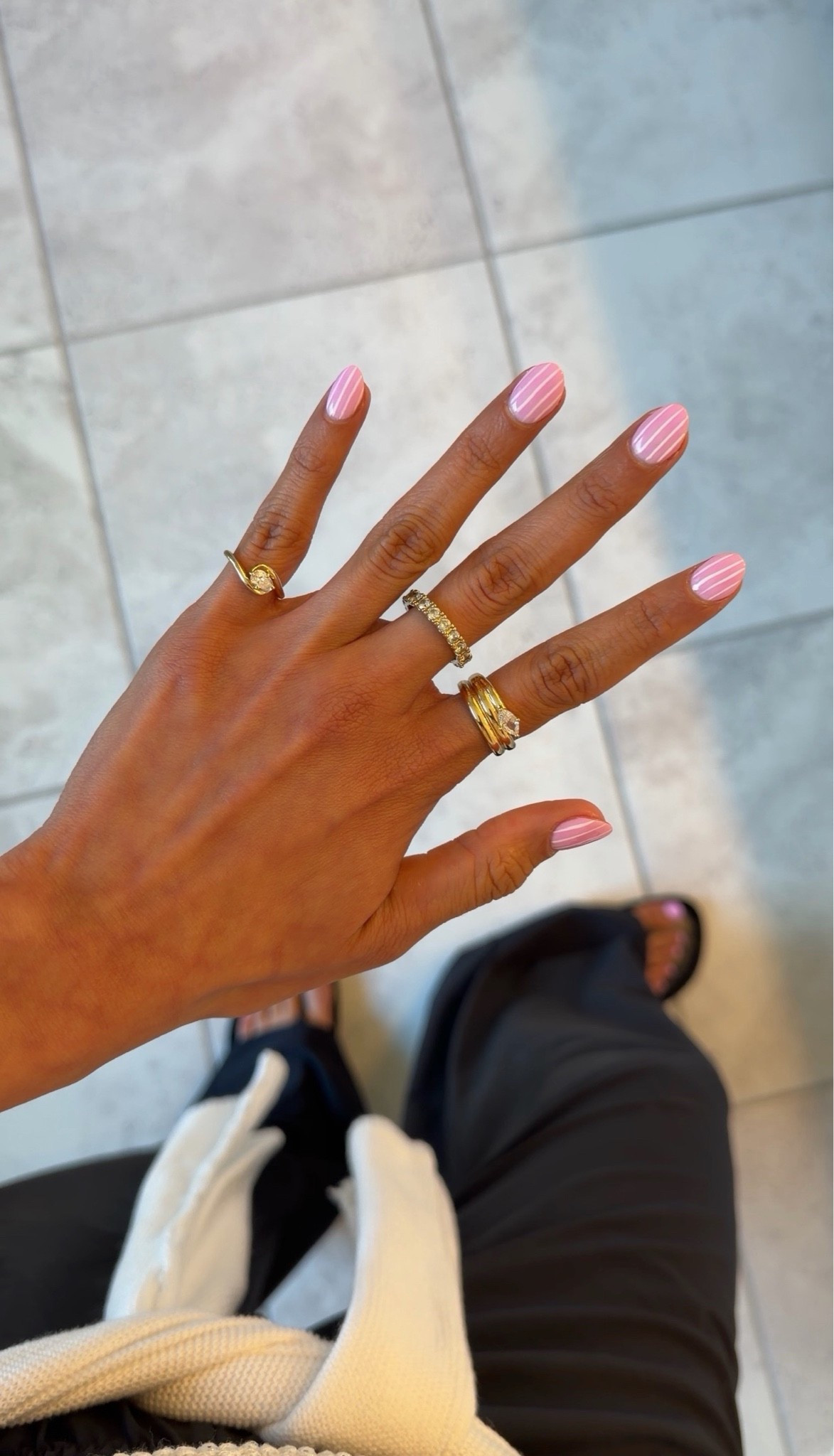 Nails + ring stack of the day!!

#LTKdayinmylife #LTKselfcare