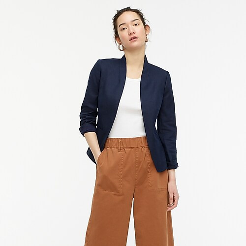Going-out blazer in stretch linen | J. Crew US
