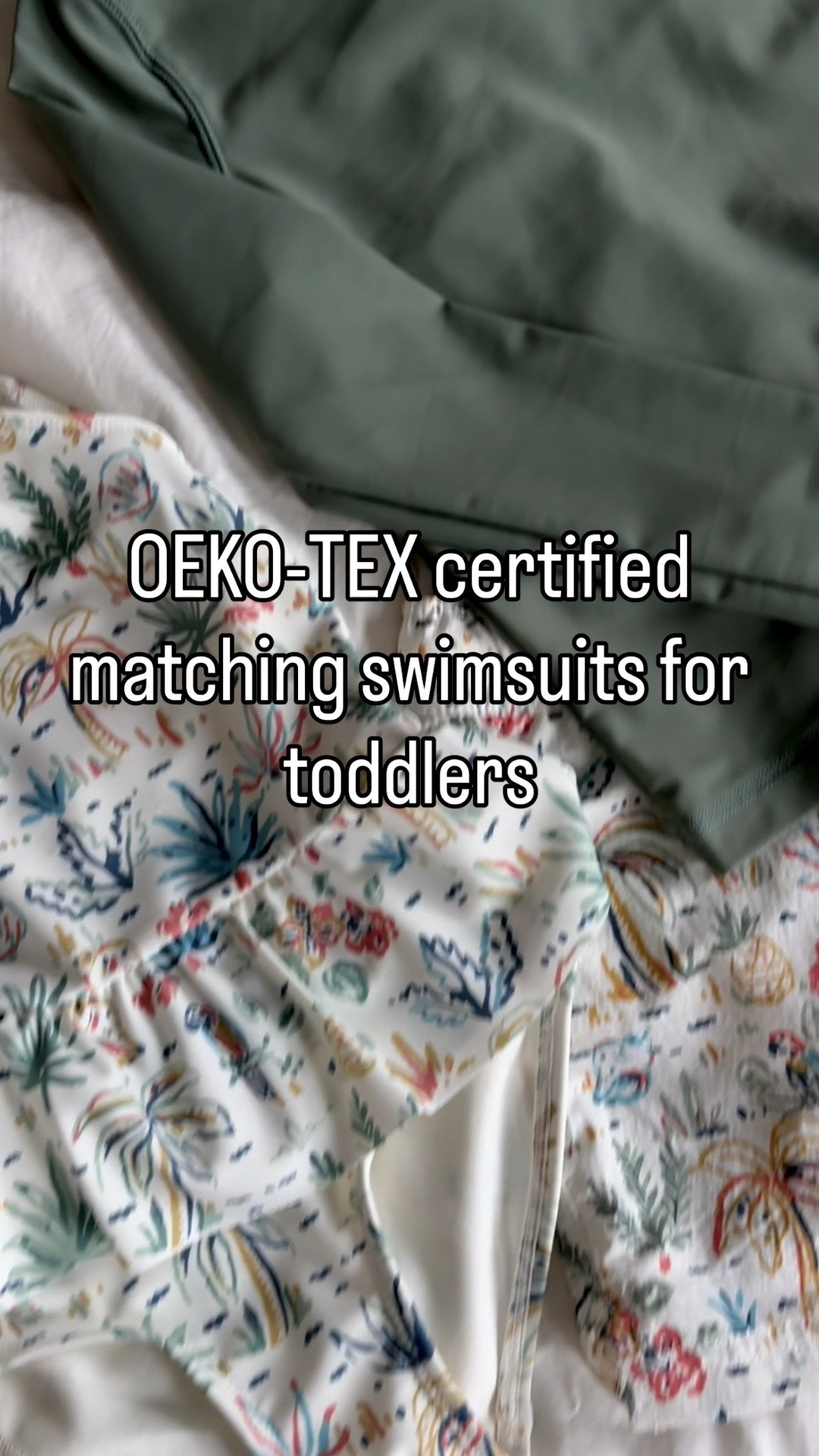 I grabbed these adorable swimsuits for the kids for spring and summer and they might be my favorite little find lately ☀️🌴

My kids LOVE to match, so when I saw this tropical print I knew it would be a hit. There’s just something so sweet about siblings in matching swimsuits.

One thing I also appreciated is that the fabric is made with recycled materials and it’s OEKO-TEX® Standard 100 certified, which means it’s been tested to make sure it’s free from harmful substances and safer for little ones’ skin.  ￼

It also has UPF 50+ built in, which gives an extra layer of sun protection during all those long pool and beach days.  ￼

Cute, comfy, and a little more thoughtfully made — which always makes me feel better about the things my kids wear all day.

Spring and summer memories loading… ☀️💦

#momlife #toddlerstyle #matchingkids #healthierchoices #oekotex #springstyle #summerwithkids #toddlergirlstyle

#LTKKids #LTKSwim #LTKSpringSale