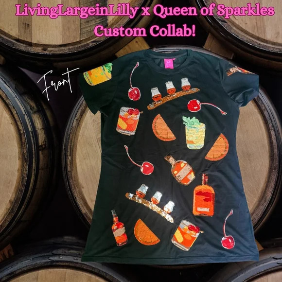 Queen of Sparkles Custom Collab Bourbon Cocktail Old Fashioned Dress | Poshmark